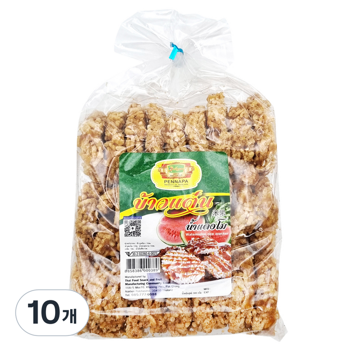 펜나파 워터메론 라이스 크래커, 300g, 10개