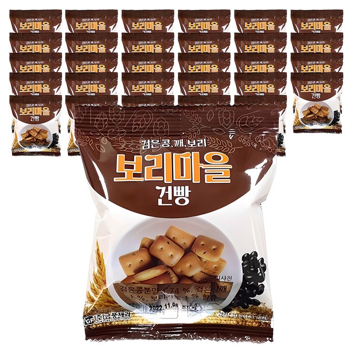 금풍제과 검은콩깨 보리건빵, 30g, 30개