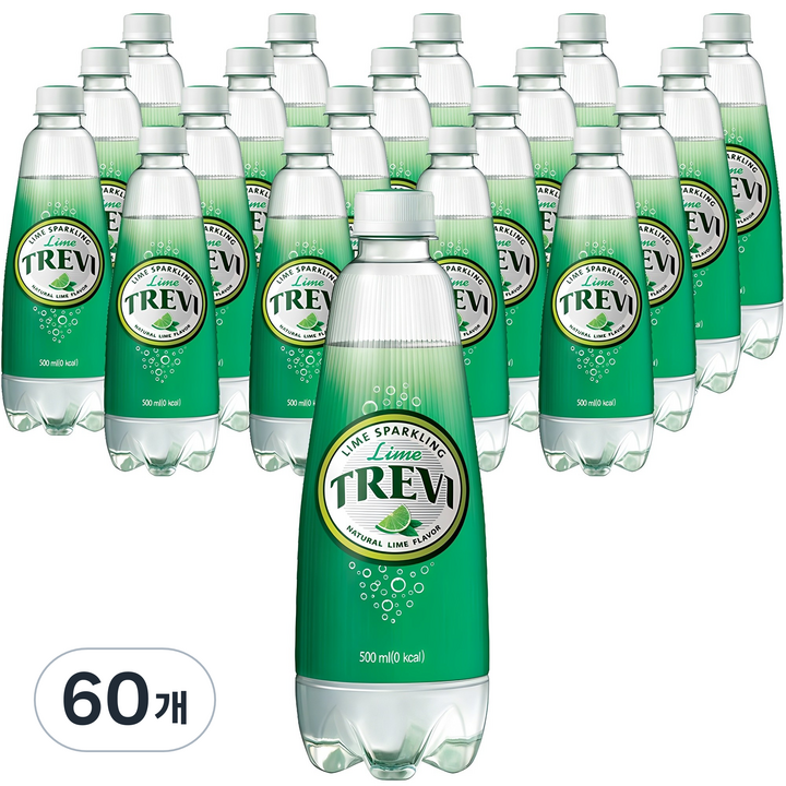 트레비 라임 탄산음료, 500ml, 60개