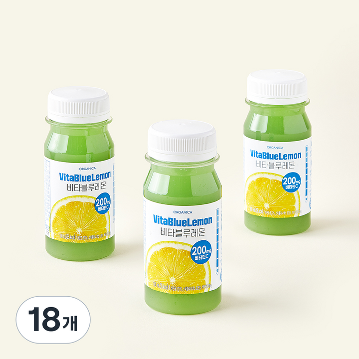 올가니카 비타 블루 레몬, 18개, 100ml
