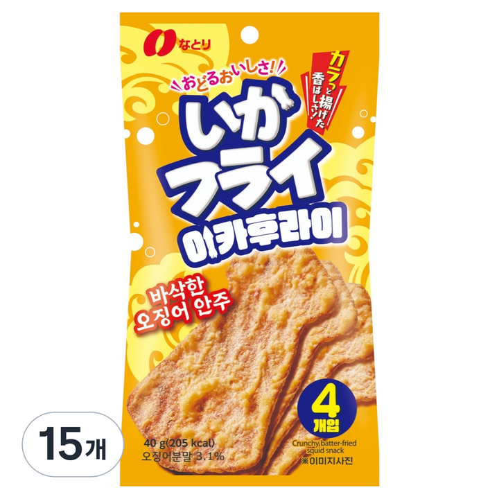 NATORI 이카후라이, 40g, 15개