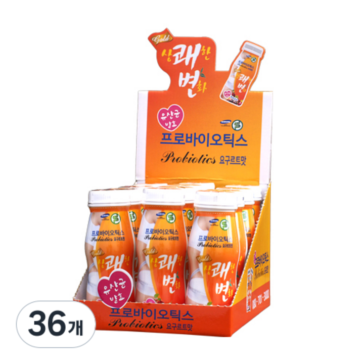 네오팜 골드 상쾌한변화 마시는 요구르트, 120ml, 36개