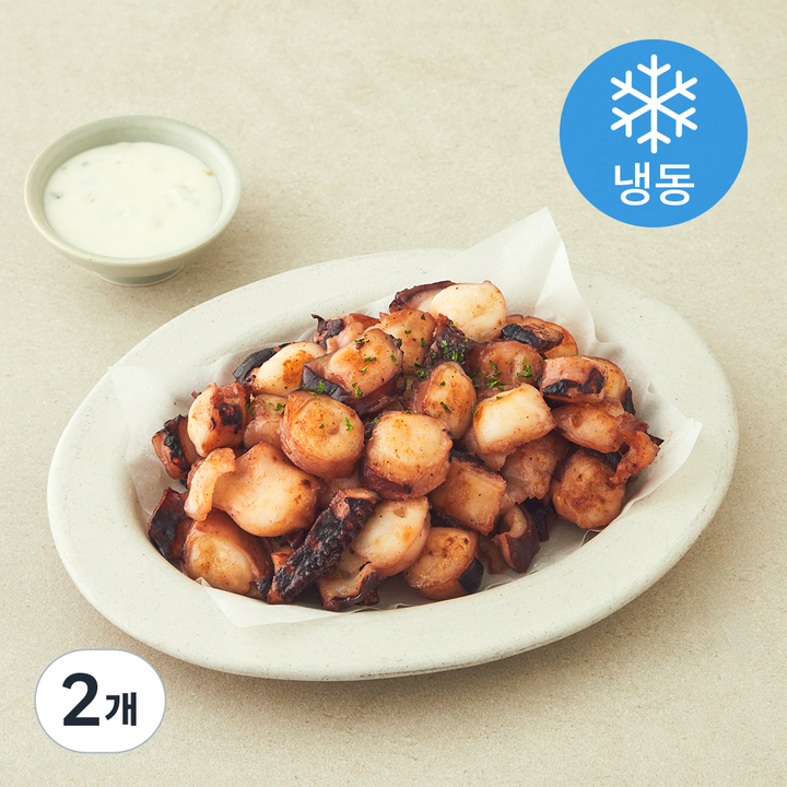 순돌이네 뚱오족 가문어 슬라이스 오징어 (냉동), 2개, 500g