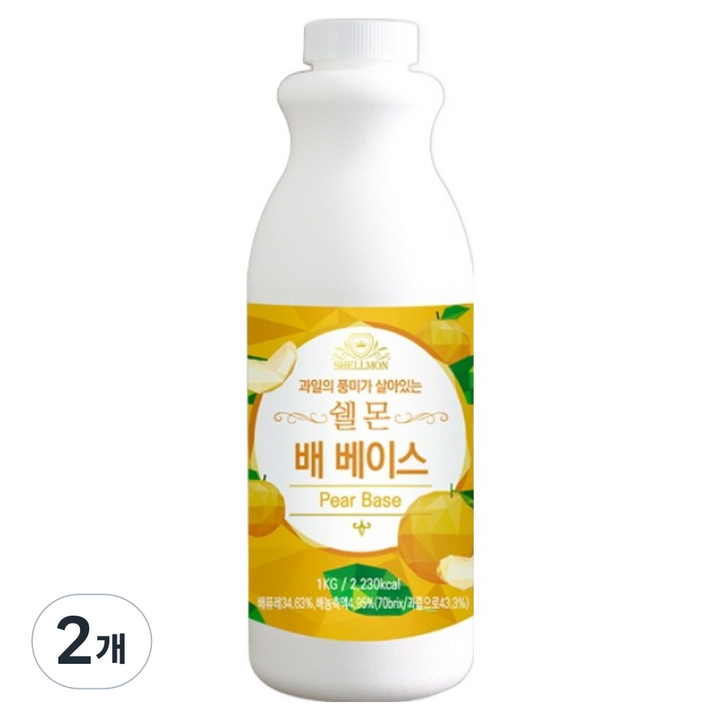 쉘몬 배 베이스, 1kg, 2개