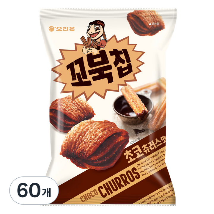 꼬북칩 초코츄러스, 120g, 60개