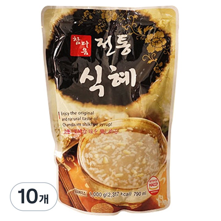 파낙스 참다음 전통식혜, 790ml, 10개