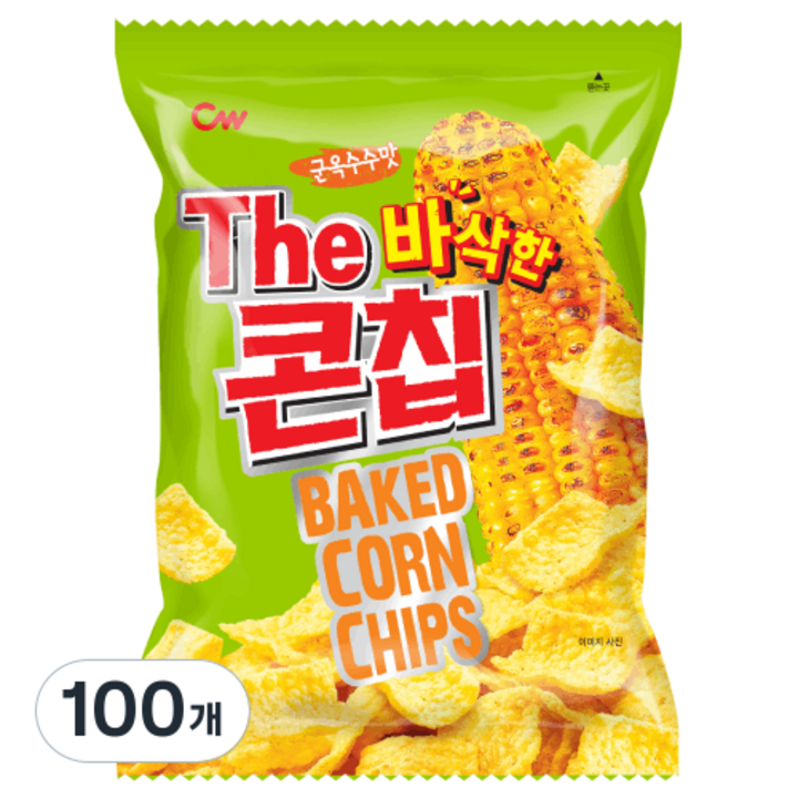 청우식품 콘칩, 72g, 100개