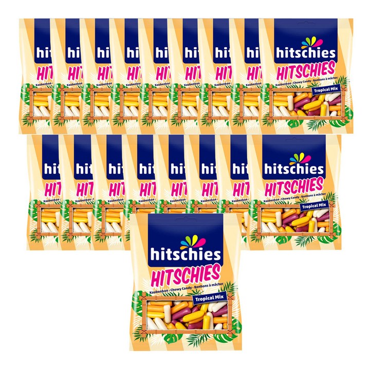 히츨러 히치스 트로피칼 수수깡 젤리, 18개, 140g