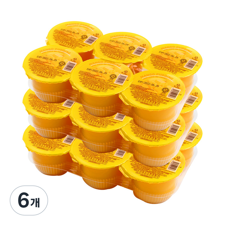 오키오 망고 푸딩 6개입, 708g, 6개