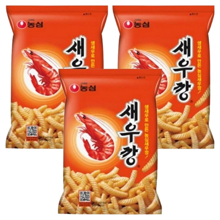 새우깡, 180g, 3개