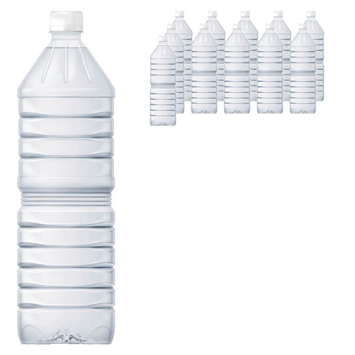 물하나 ECO 생수 무라벨, 2L, 12개