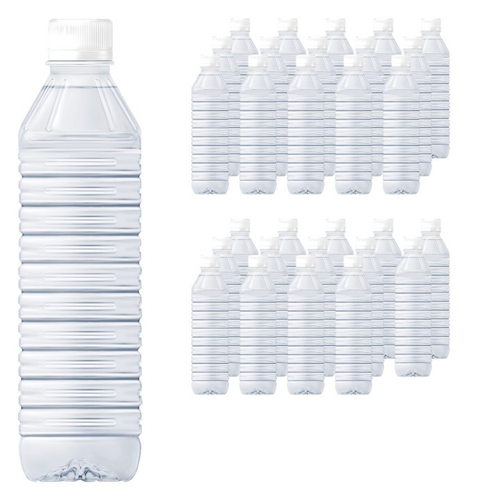 물하나 지리산 eco 생수 무라벨, 500ml, 40개