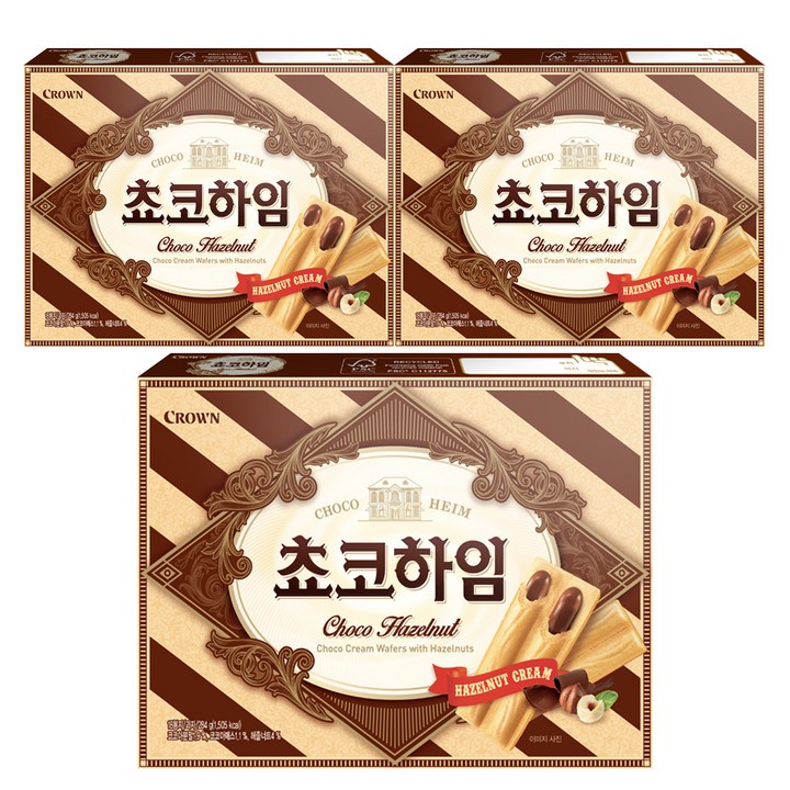 쵸코하임 비스켓, 284g, 3개