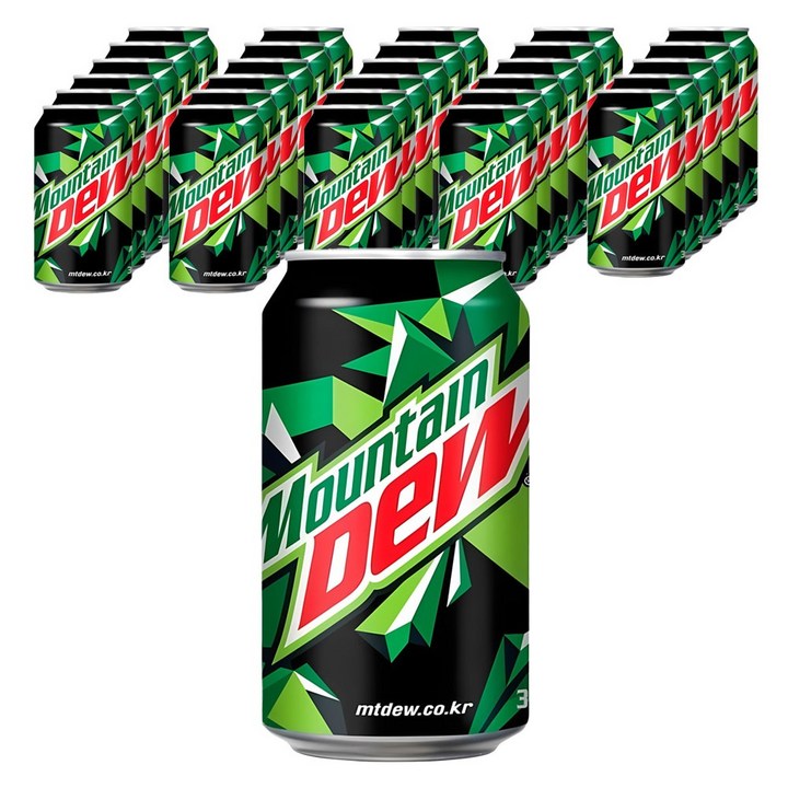 마운틴듀 탄산음료, 355ml, 48개