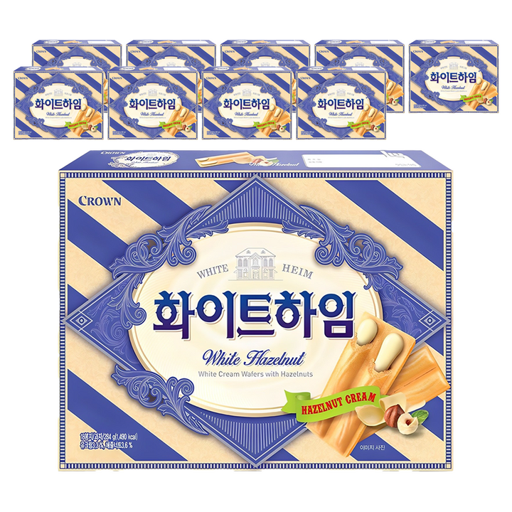 쵸코하임 크라운 화이트, 284g, 10개