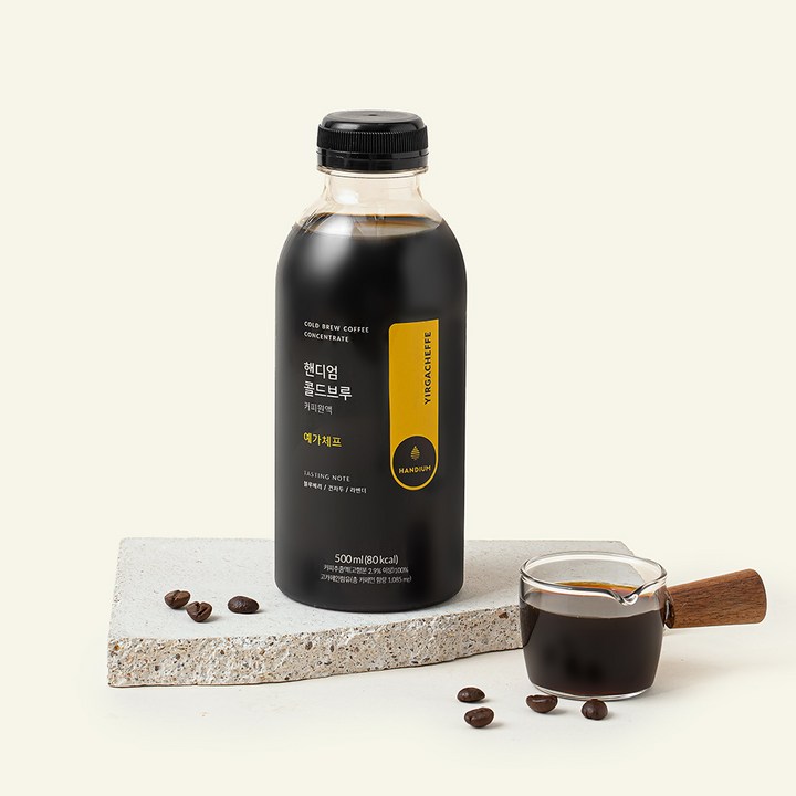 핸디엄 콜드브루원액 예가체프, 500ml, 1개