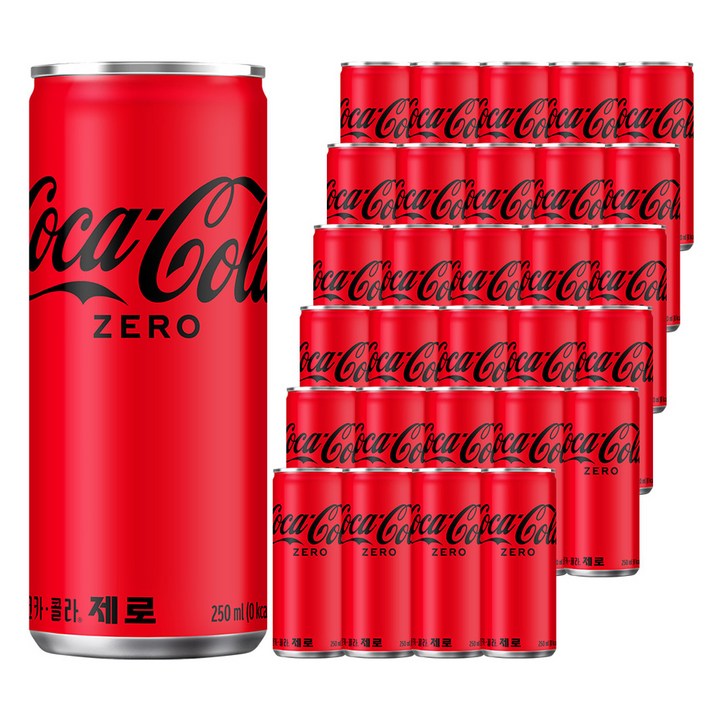 코카콜라 제로, 250ml, 30개
