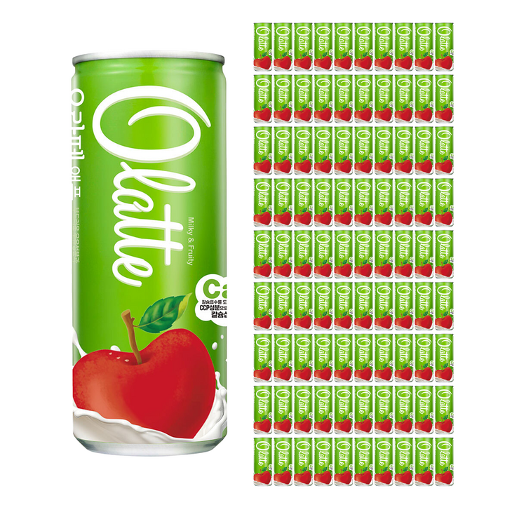 오라떼 애플 캔음료, 240ml, 90개