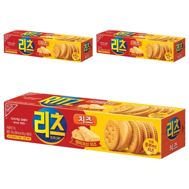 동서식품 리츠 샌드위치 크래커, 96g, 3개