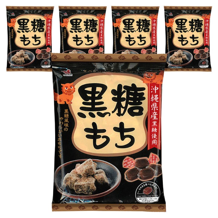 세이카 찹쌀 흑당모찌, 117g, 5개