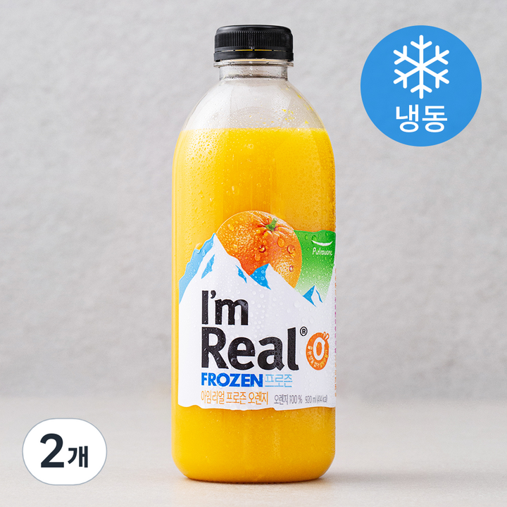 풀무원 아임리얼 프로즌 오렌지 (냉동), 920ml, 2개
