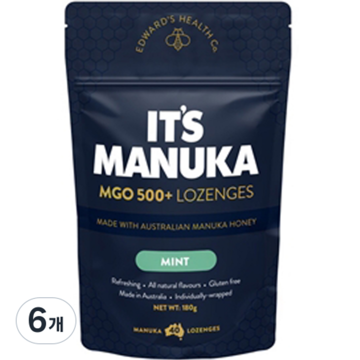잇츠마누카 민트캔디 40p, 6개, 180g