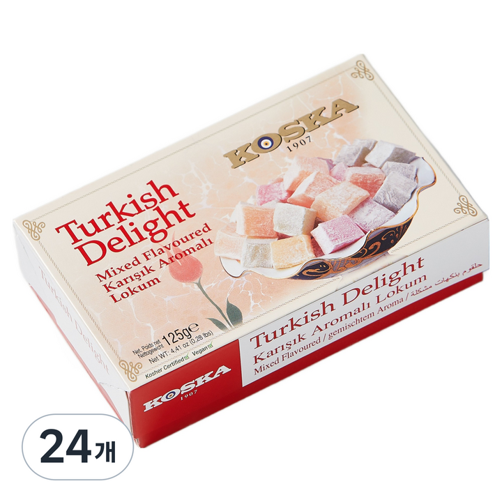 코스카 터키쉬 딜라이트 믹스 플레이버, 125g, 24개