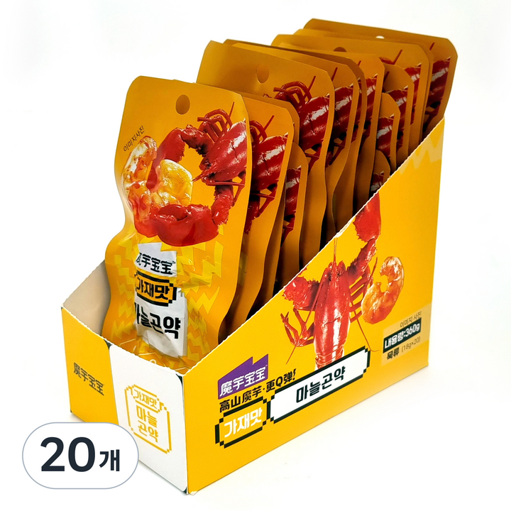 가재맛 마늘곤약 20개입, 360g, 20개