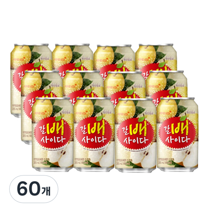 해태에이치티비 갈배사이다, 355ml, 60개