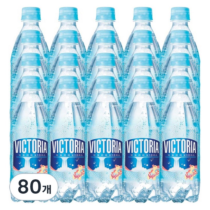 웅진 빅토리아 요거플러스 탄산음료, 80개, 500ml