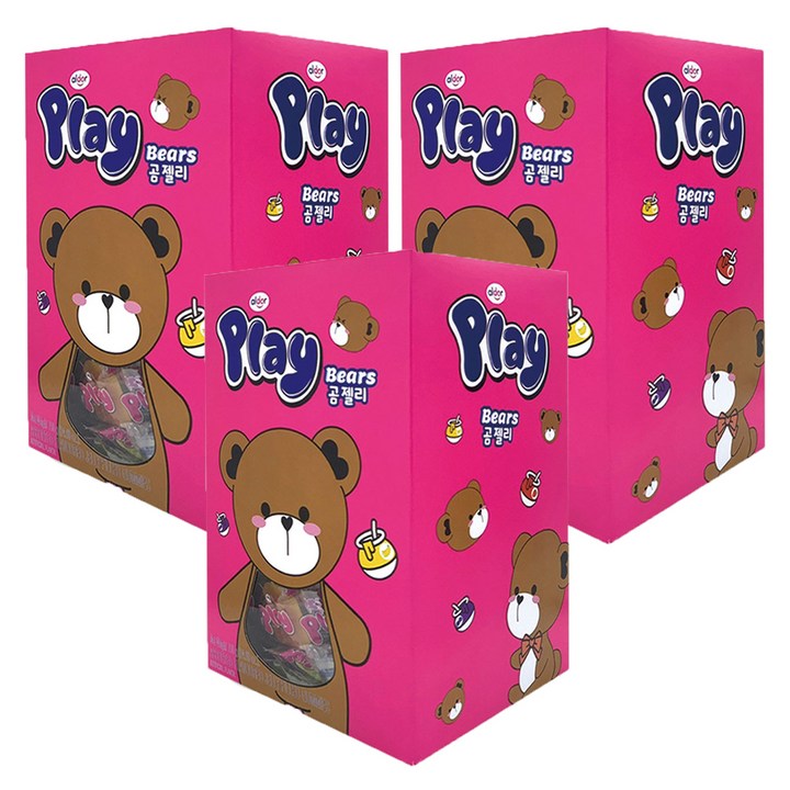 알도르플레이 베어 젤리 100개입, 700g, 3개