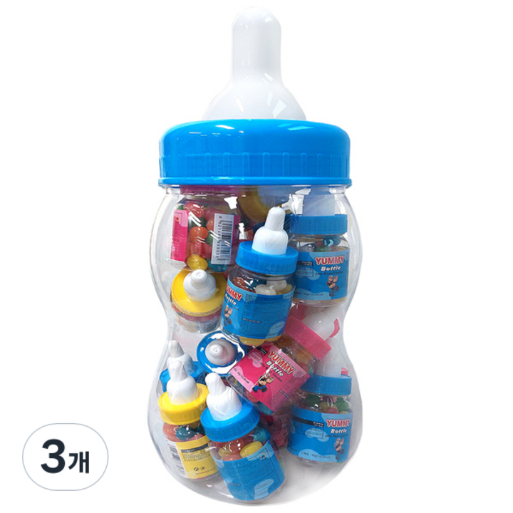 야미 우유병 모양 젤리빈 20개입 랜덤발송, 40g, 3개