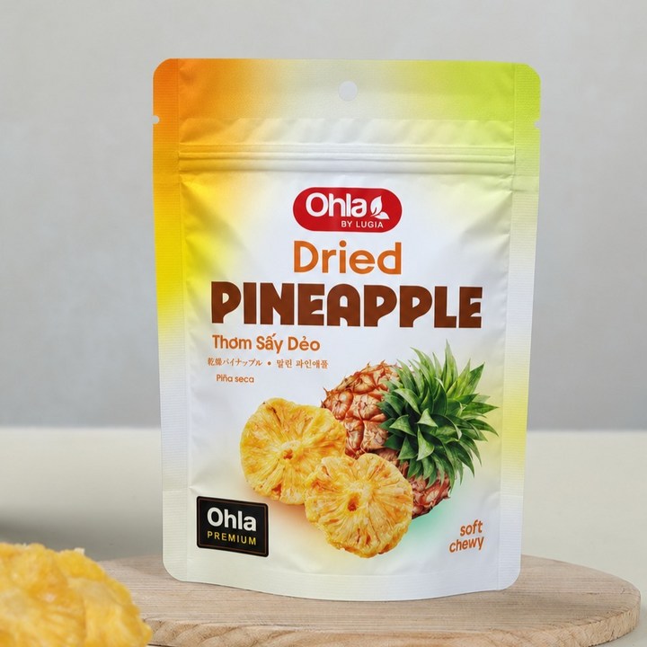 올라 건파인애플, 5개, 100g