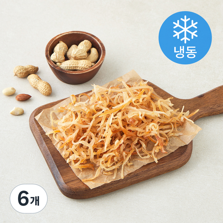 서건푸드 버터구이 조미오징어 슬라이스(냉동), 6개, 70g
