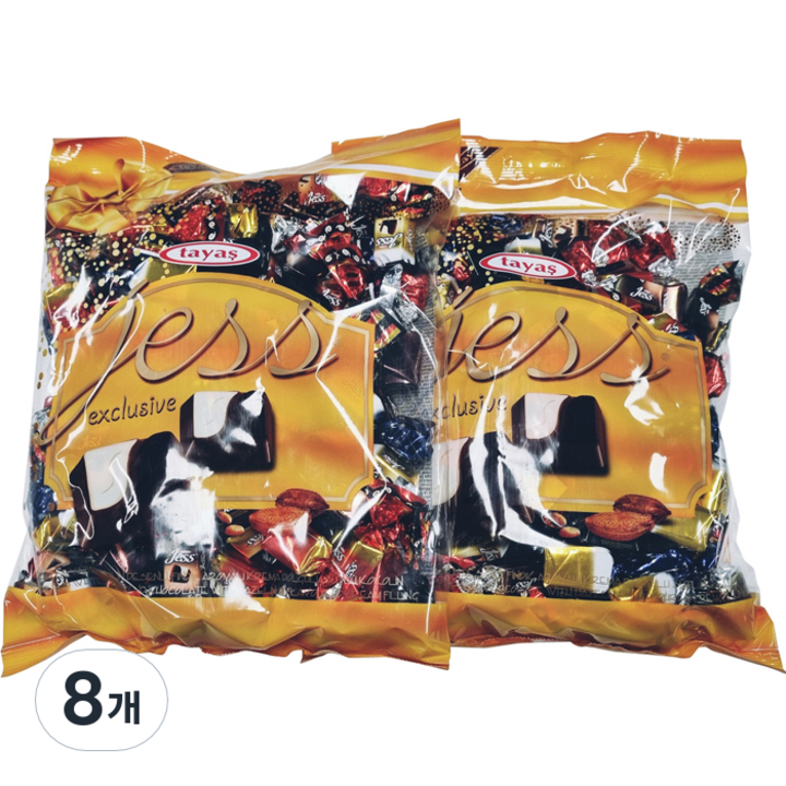 타야스 재스 초콜릿 봉지, 1kg, 8개