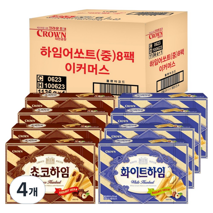 쵸코하임 하임어쏘트 8팩 이커머스, 1.136kg, 4개
