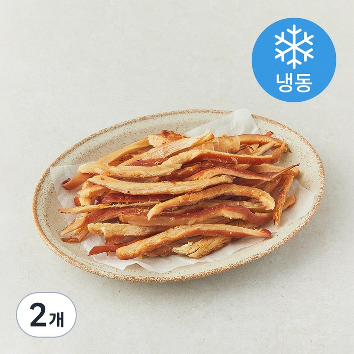 바다원 바베큐 조미 오징어 (냉동), 350g, 2개