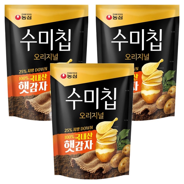 수미칩 오리지널, 85g, 3개