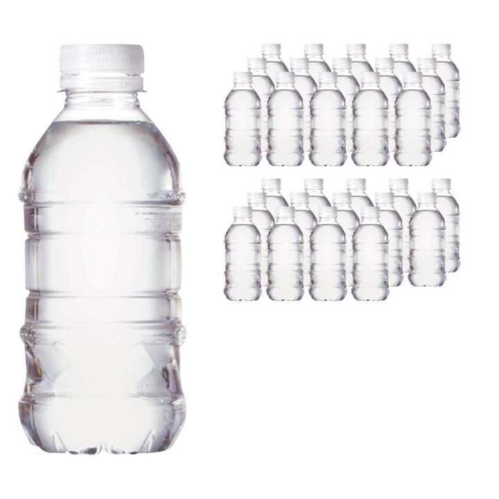 지리산물하나 eco 생수 무라벨, 330ml, 80개