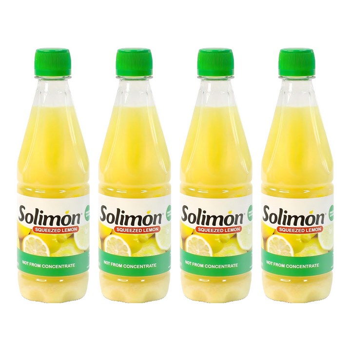 솔리몬 스퀴즈드 레몬즙, 500ml, 4개