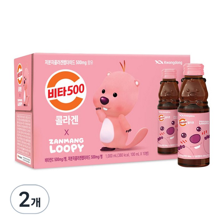 비타500 잔망루피 콜라겐 10p, 100ml, 20개