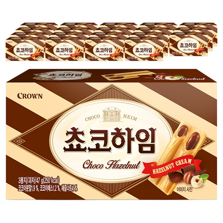 크라운 쵸코하임, 47g, 20개