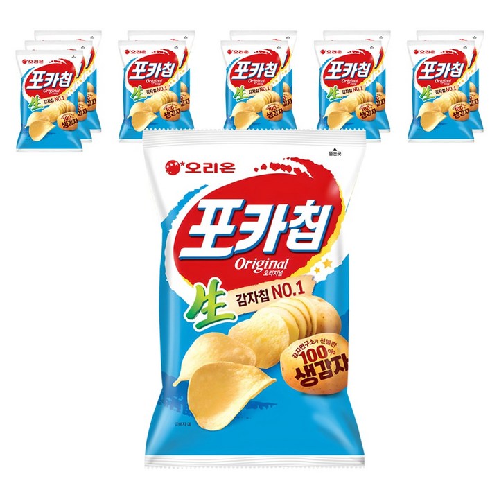 포카칩 오리지널, 66g, 12개