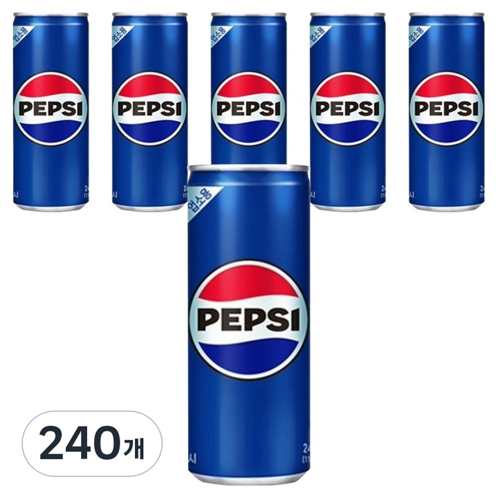 펩시 콜라 업소용, 245ml, 240개