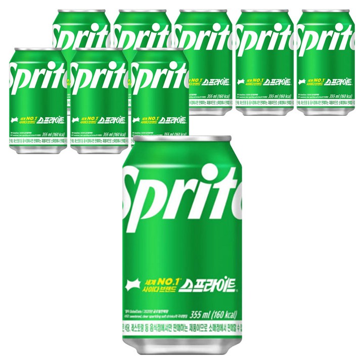 스프라이트 업소용, 355ml, 9개