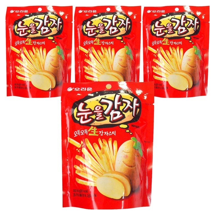 오리온 눈을감자, 56g, 4개