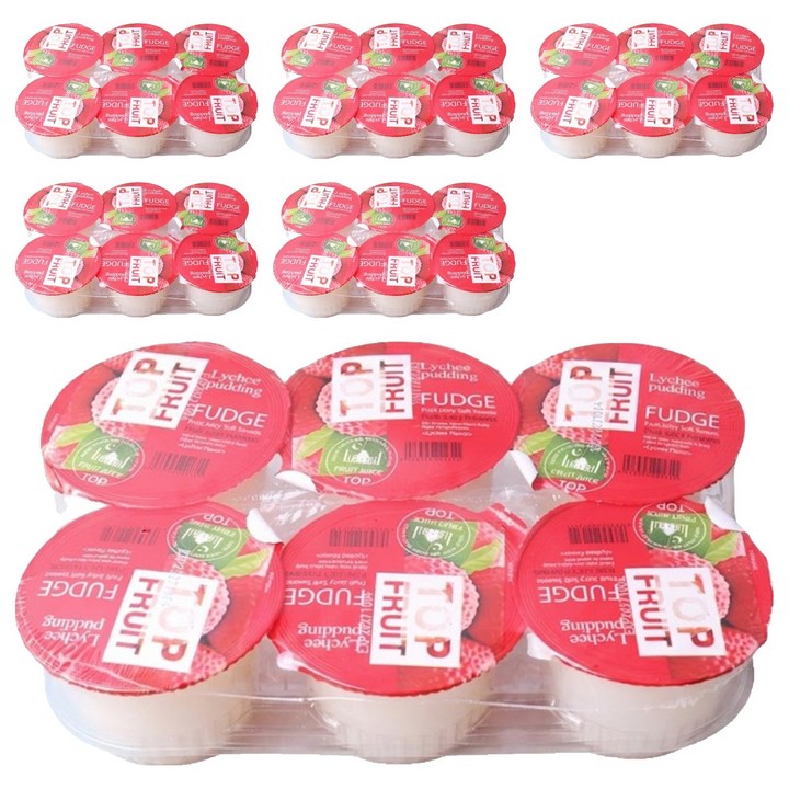 탑플룻 리치푸딩 6p, 690g, 6개