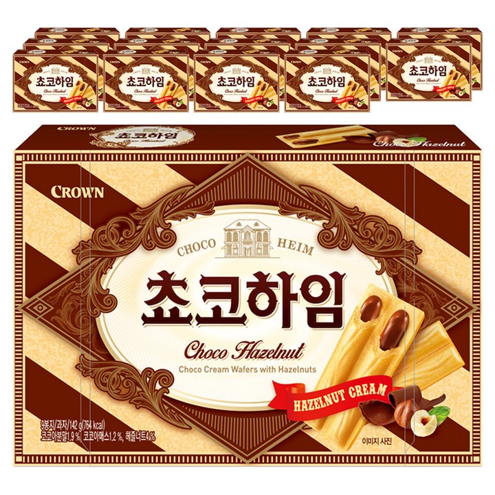 크라운 쵸코 하임, 142g, 15개