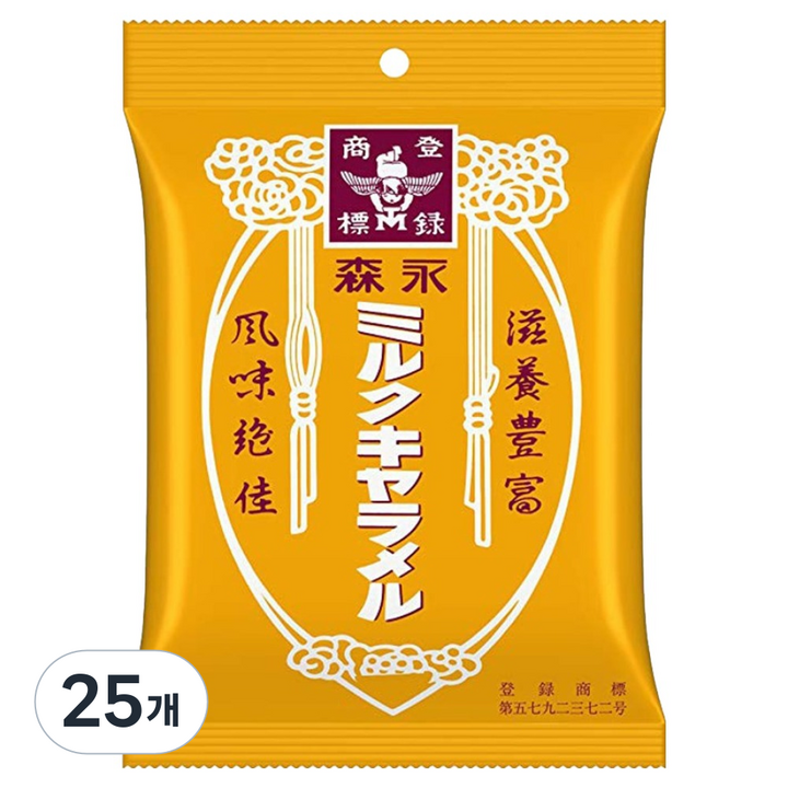 모리나가 밀크 카라멜, 88g, 25개