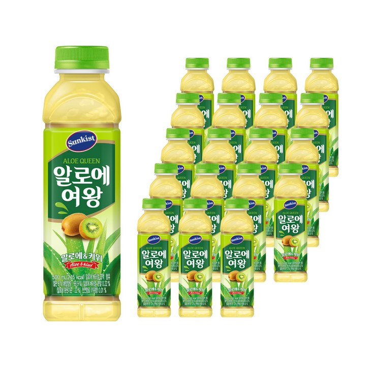 썬키스트 알로에여왕, 20개, 500ml